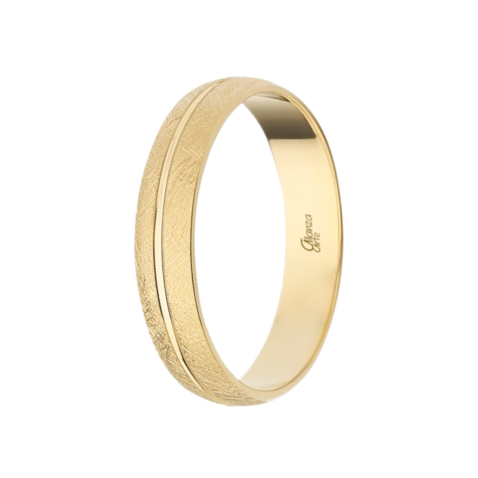Alianza de Oro 4 mm 1