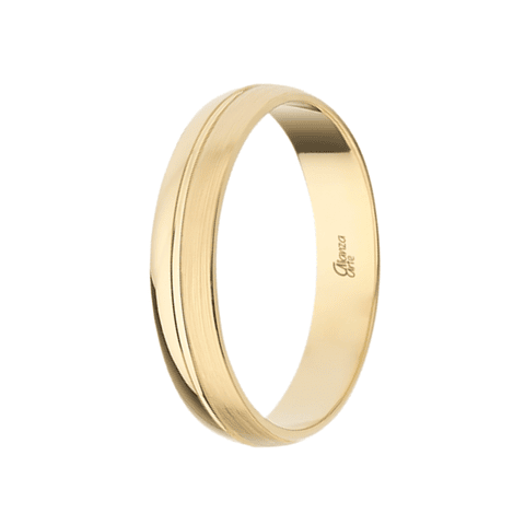Alianza de Oro 4 mm