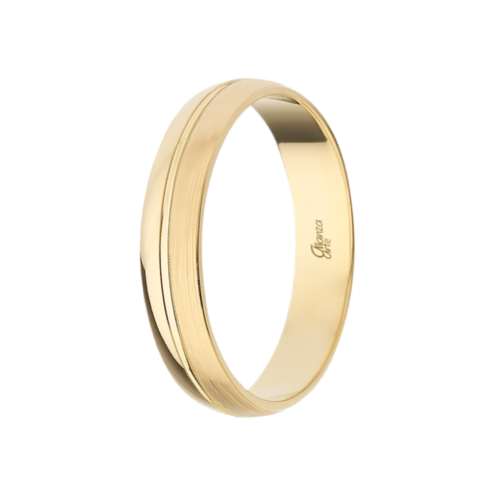 Alianza de Oro 4 mm 2