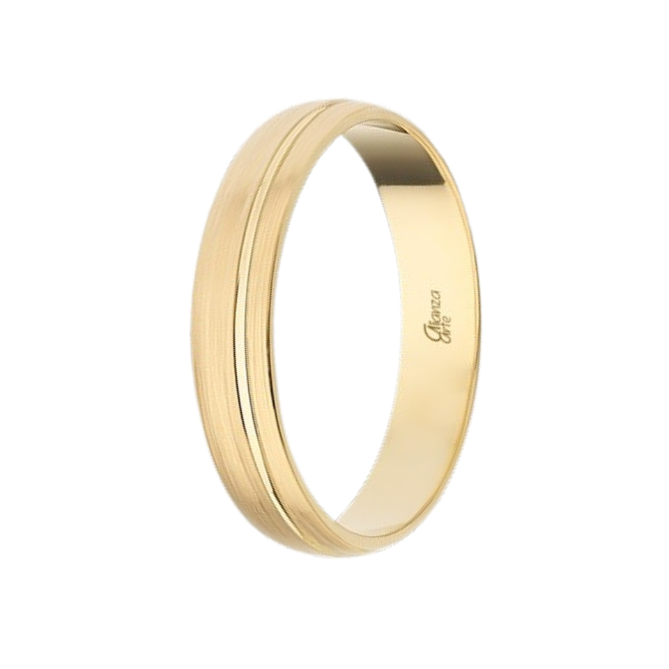 Alianza de Oro 4 mm 1