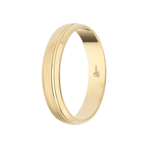 Alianza de Oro 4 mm