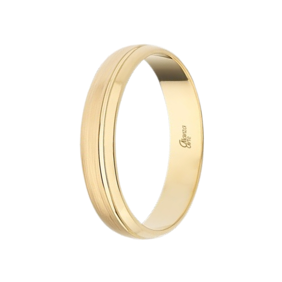 Alianza de Oro 4 mm 1