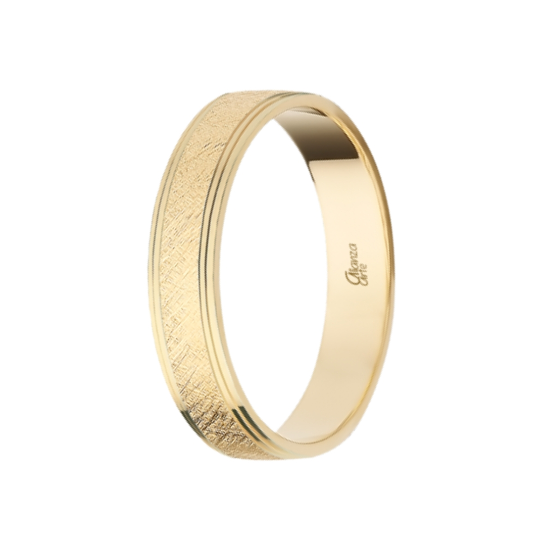 Alianza de Oro 4 mm 1