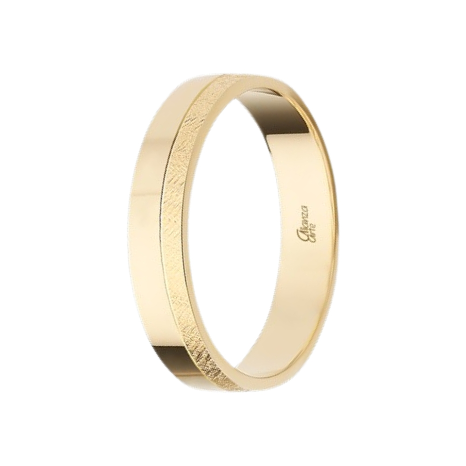 Alianza de Oro 4 mm 1