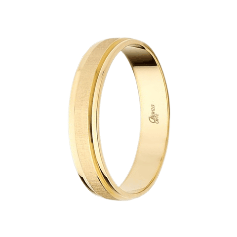 Alianza de oro amarillo