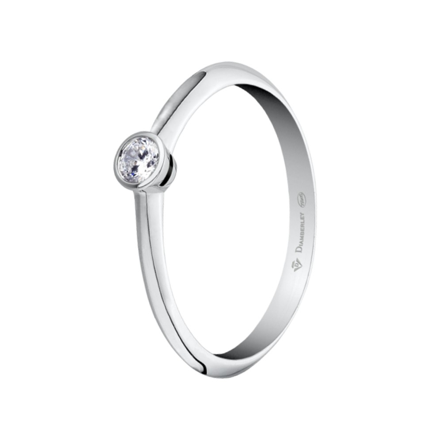 Anillo de compromiso Oro blanco 2