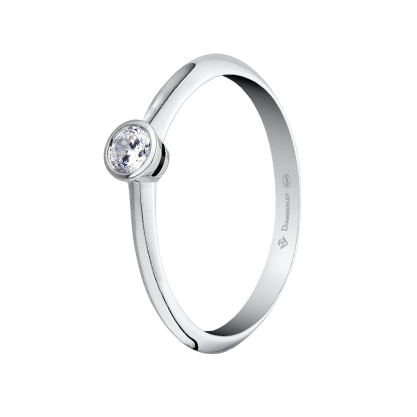 Anillo de compromiso Oro blanco 3