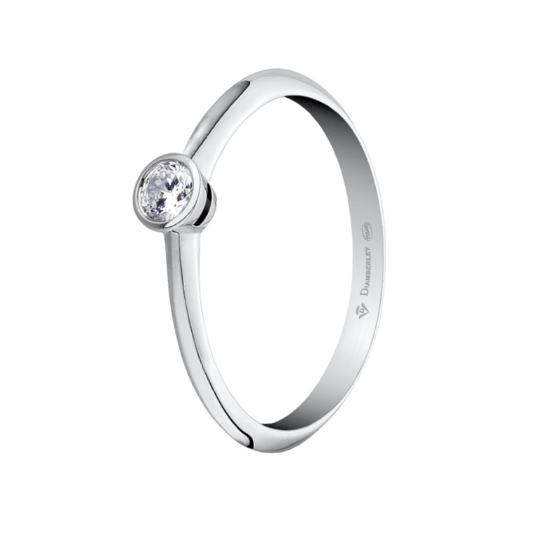 Anillo de compromiso Oro blanco 3