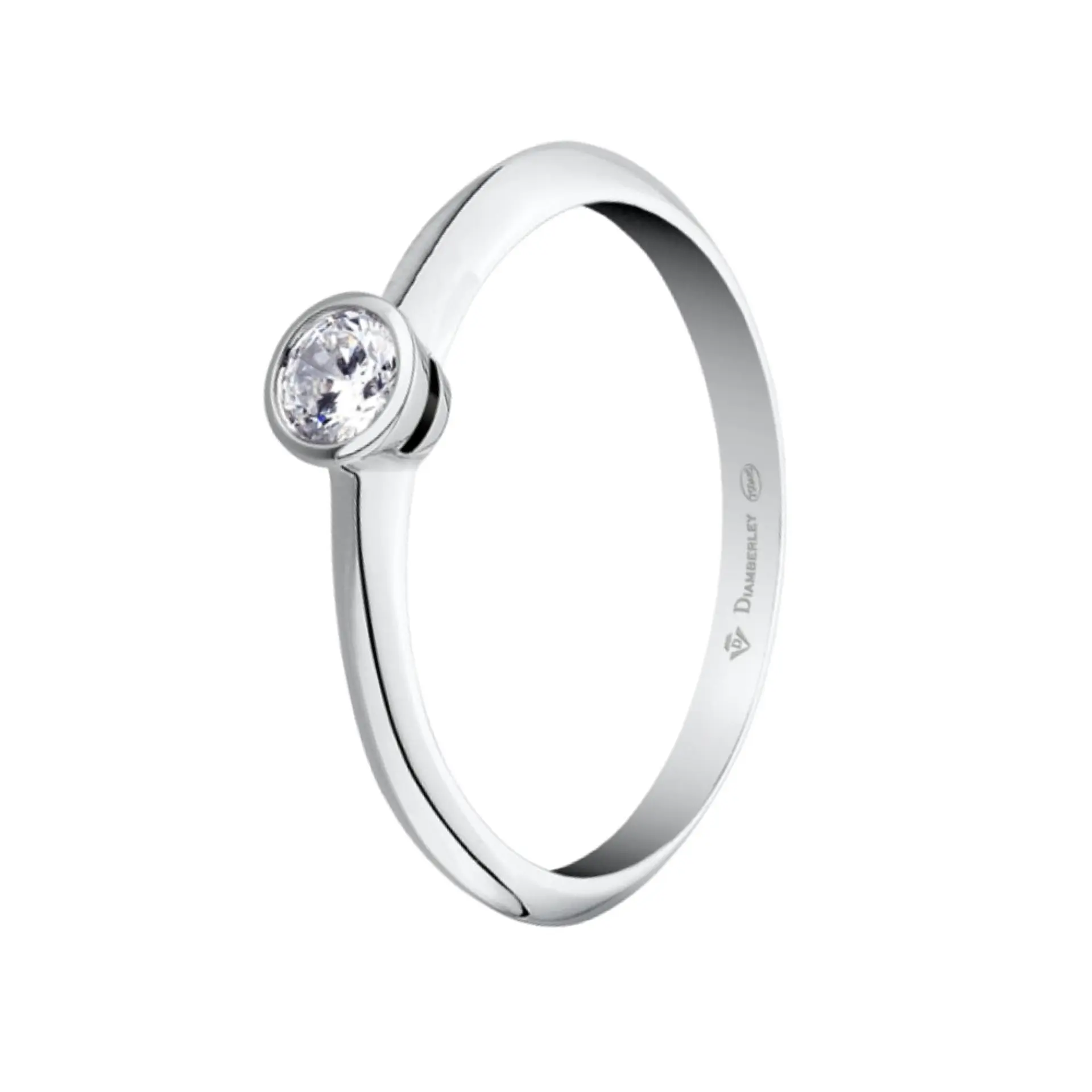 Anillo de compromiso Oro blanco 4