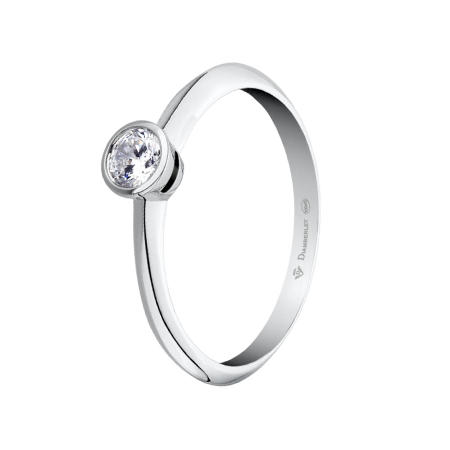 Anillo de compromiso Oro blanco 5