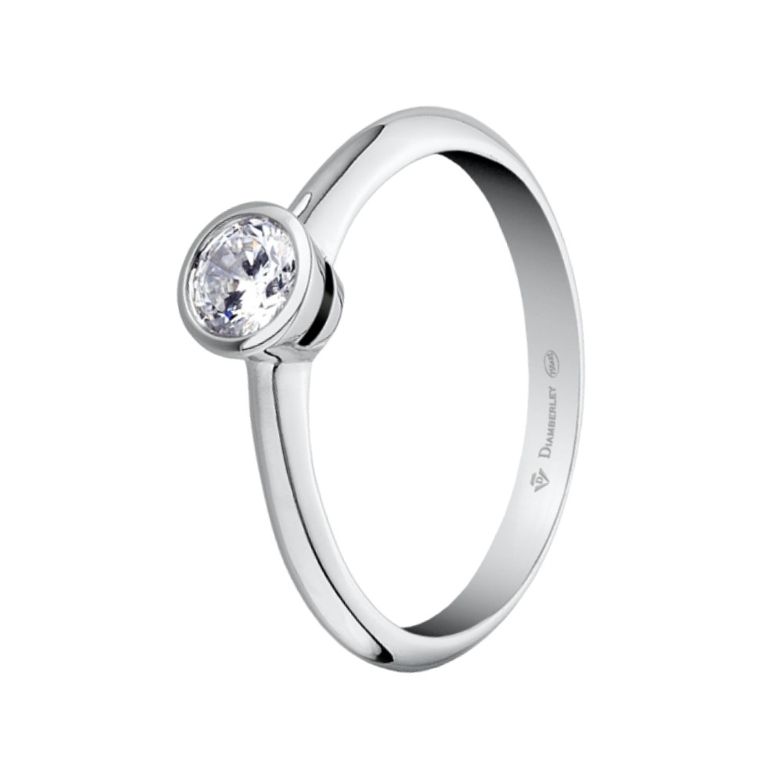 Anillo de compromiso Oro blanco 7
