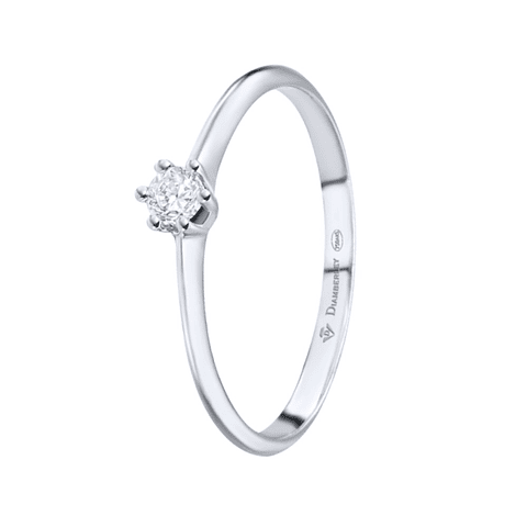 Anillo de compromiso Oro blanco