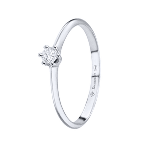 Anillo de compromiso Oro blanco