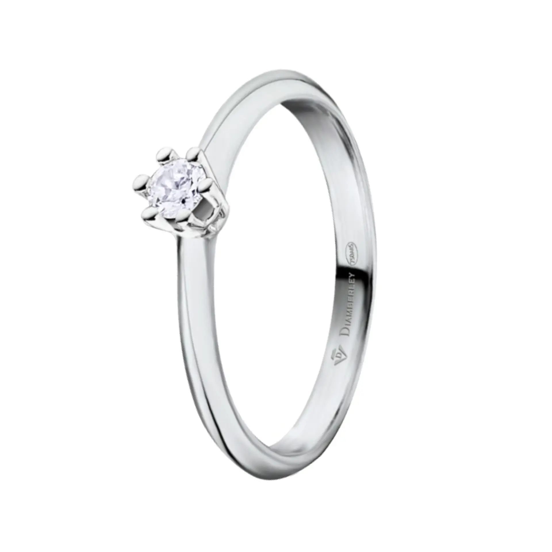 Anillo de compromiso Oro blanco 2