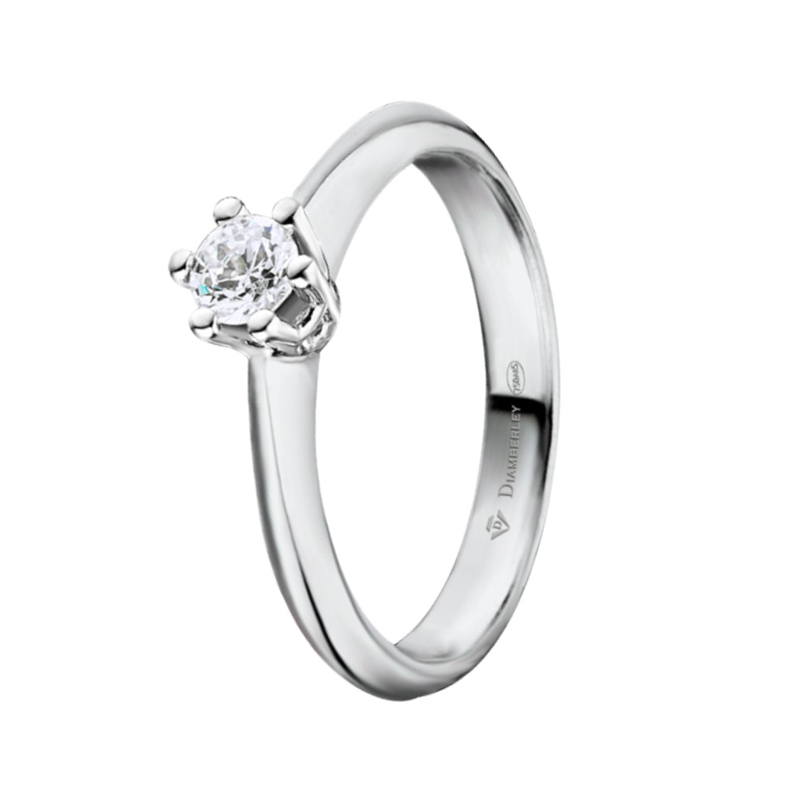 Anillo de compromiso Oro blanco 4