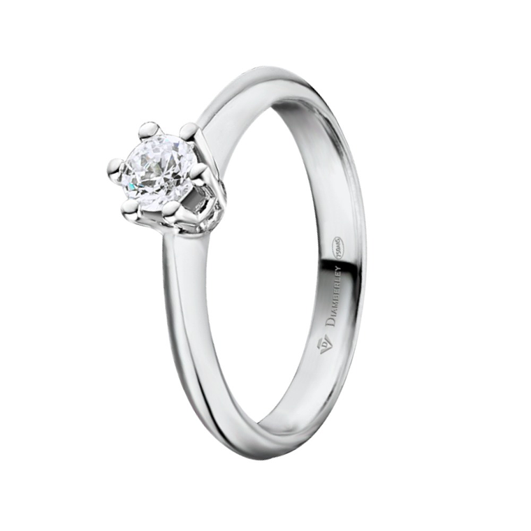 Anillo de compromiso Oro blanco 5