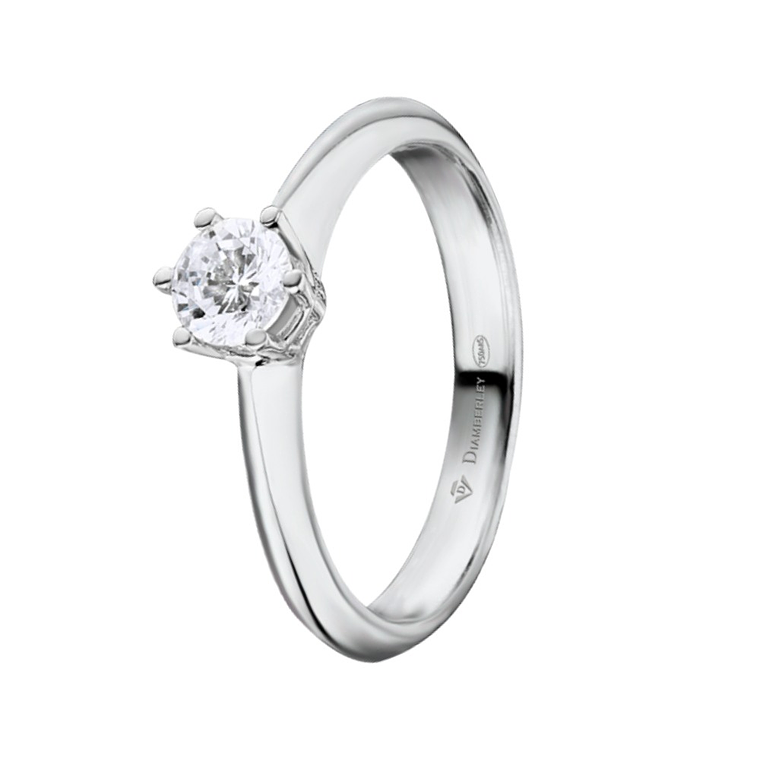 Anillo de compromiso Oro blanco 6
