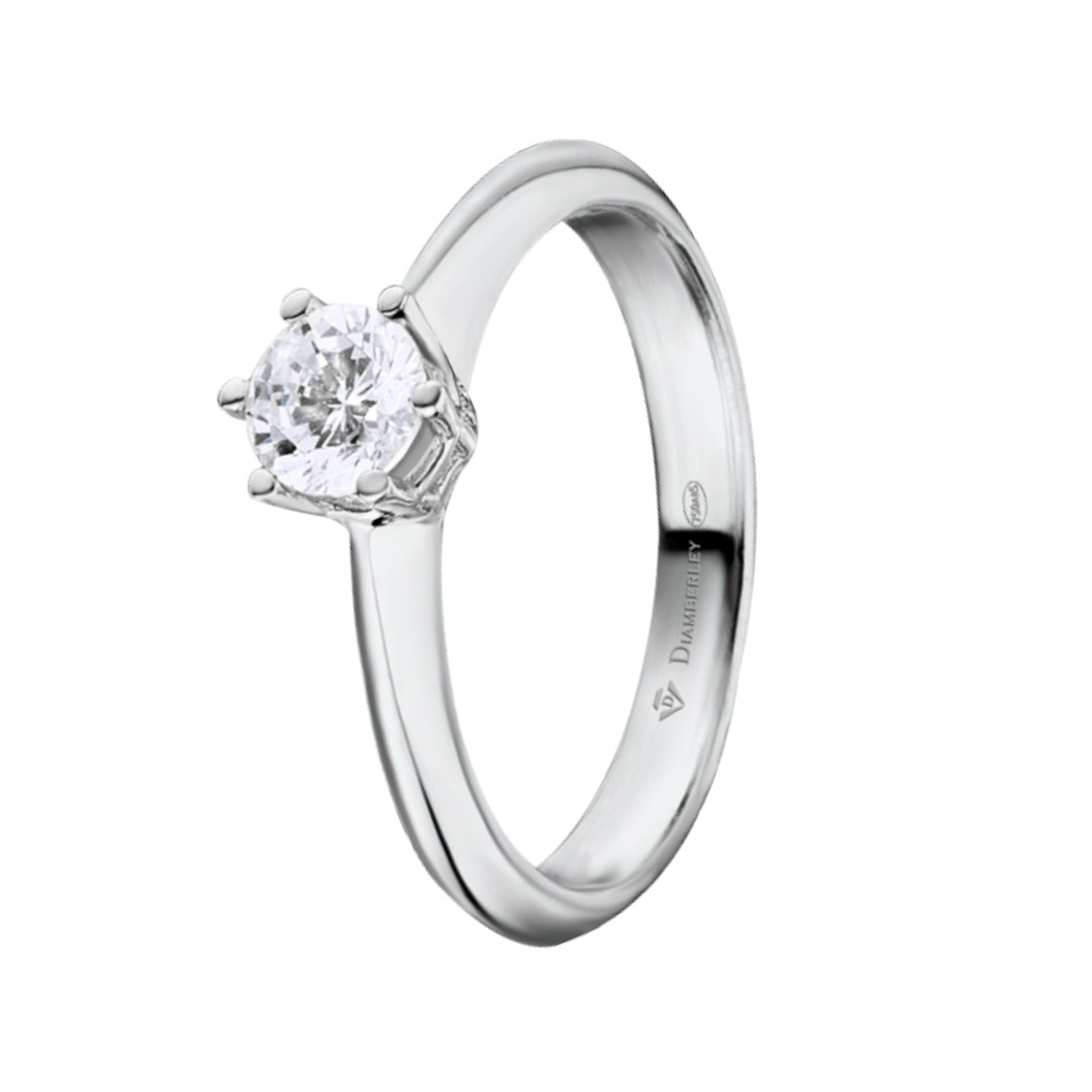 Anillo de compromiso Oro blanco 7