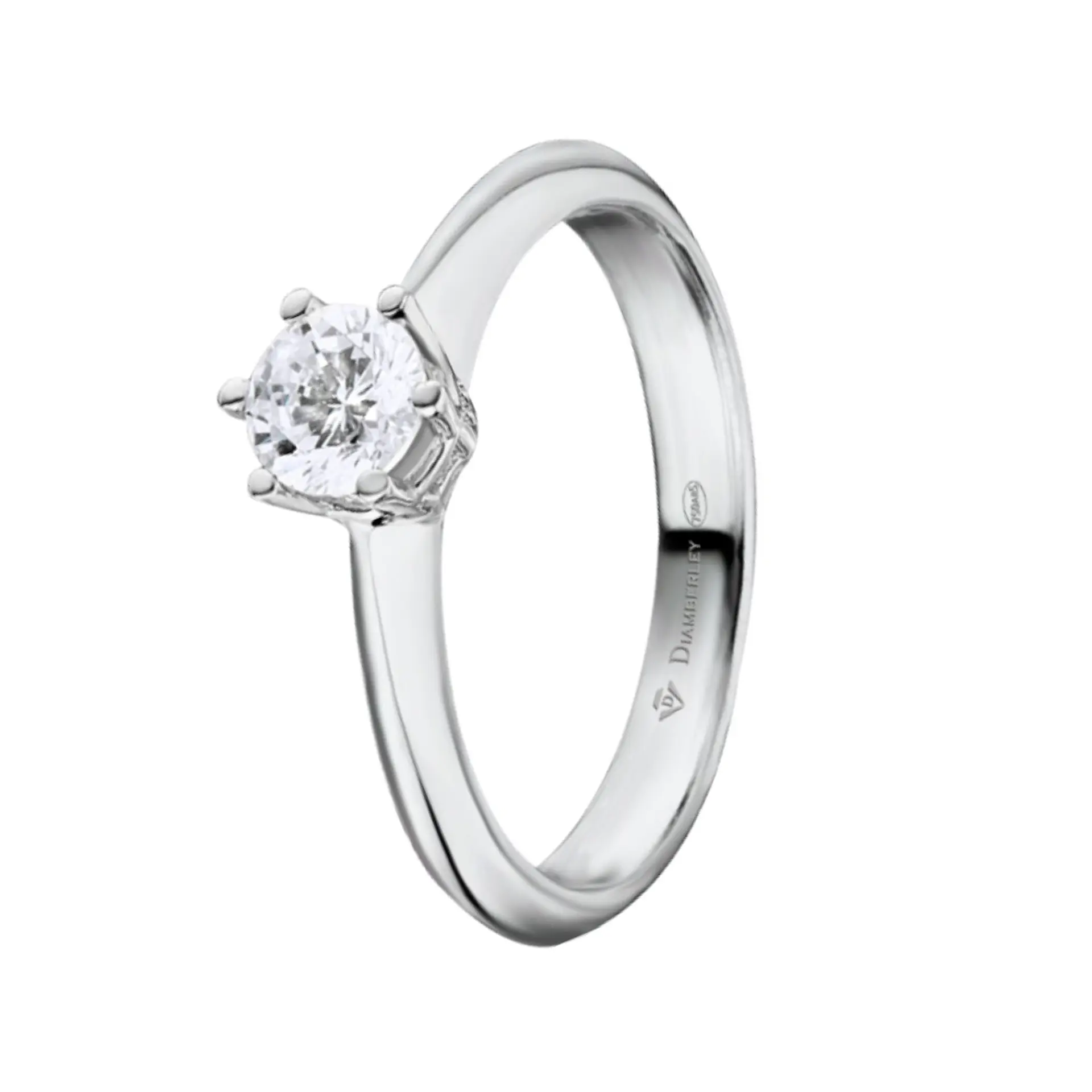 Anillo de compromiso Oro blanco 7