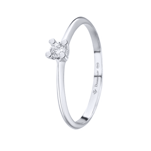 Anillo de compromiso Oro blanco