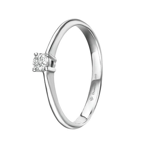 Anillo de compromiso Oro blanco