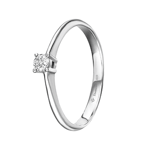 Anillo de compromiso Oro blanco