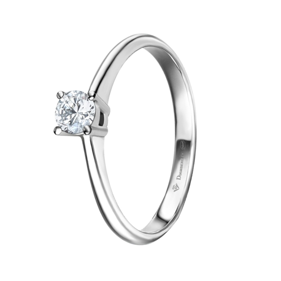 Anillo de compromiso Oro blanco 5