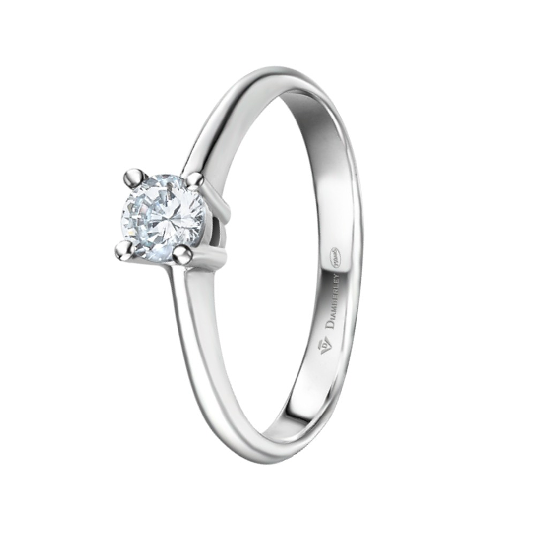 Anillo de compromiso Oro blanco 7