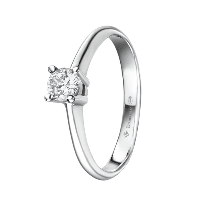 Anillo de compromiso Oro blanco 7