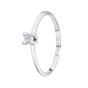 Anillo de compromiso Oro blanco