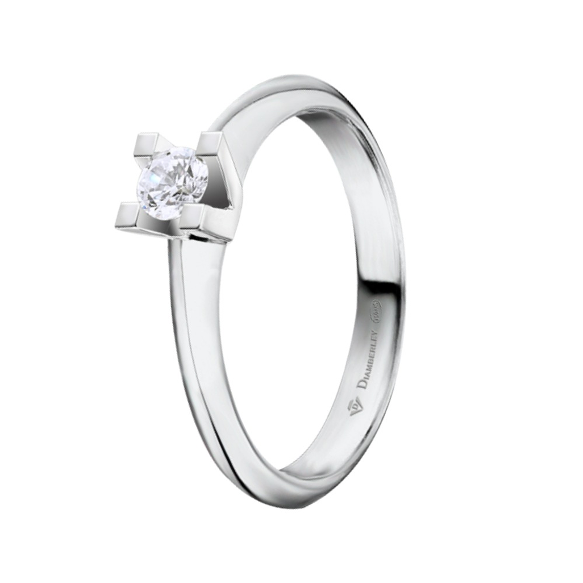 Anillo de compromiso Oro blanco 3