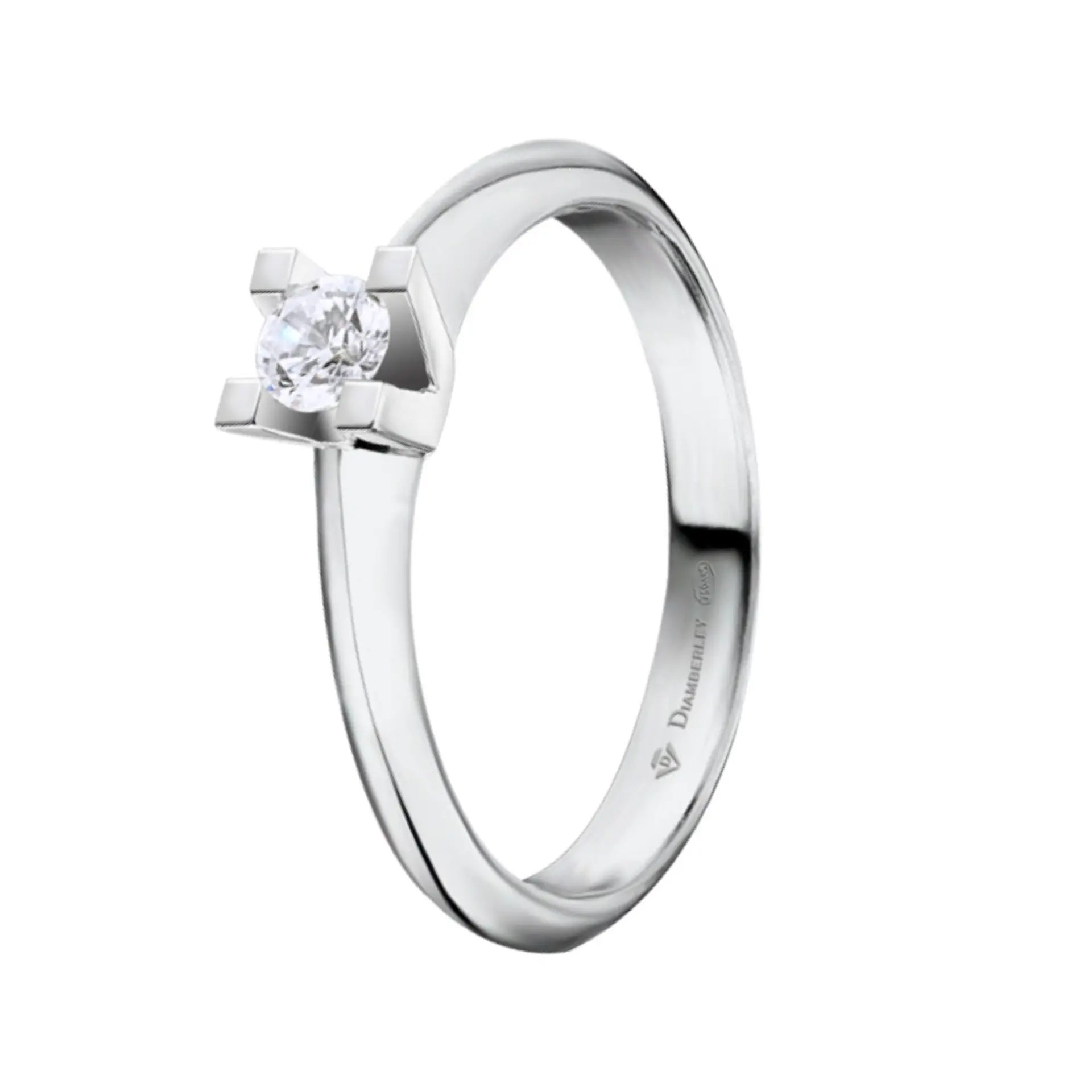 Anillo de compromiso Oro blanco 3