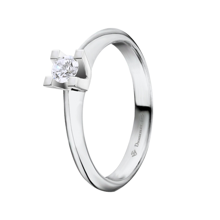 Anillo de compromiso Oro blanco 3