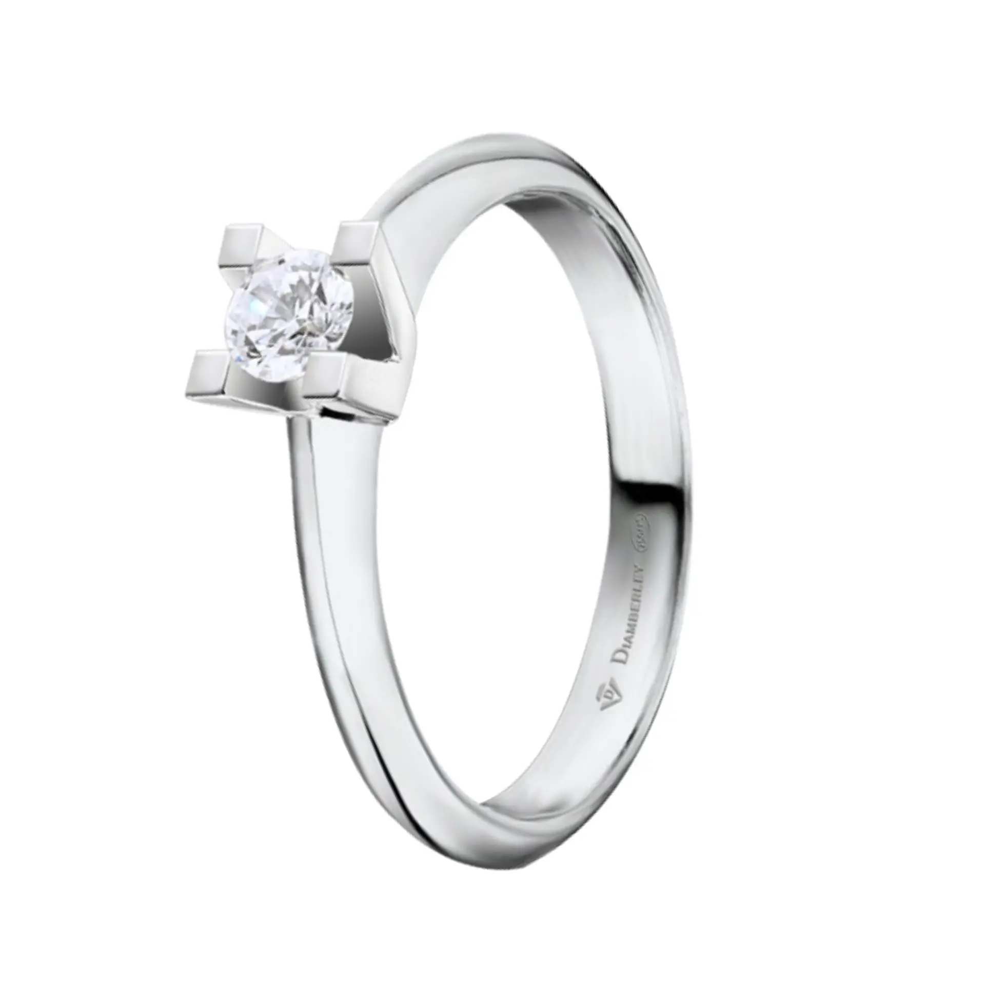 Anillo de compromiso Oro blanco 4