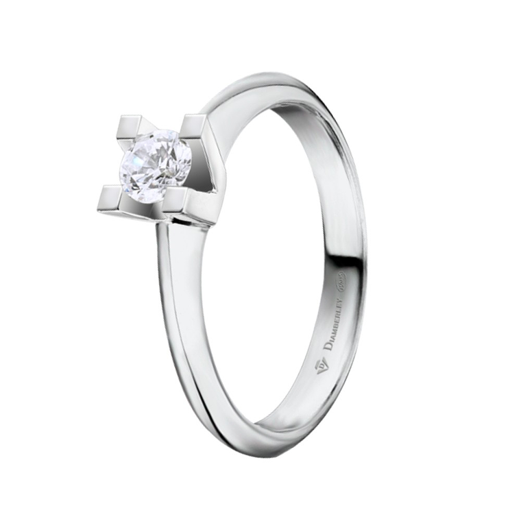 Anillo de compromiso Oro blanco 5