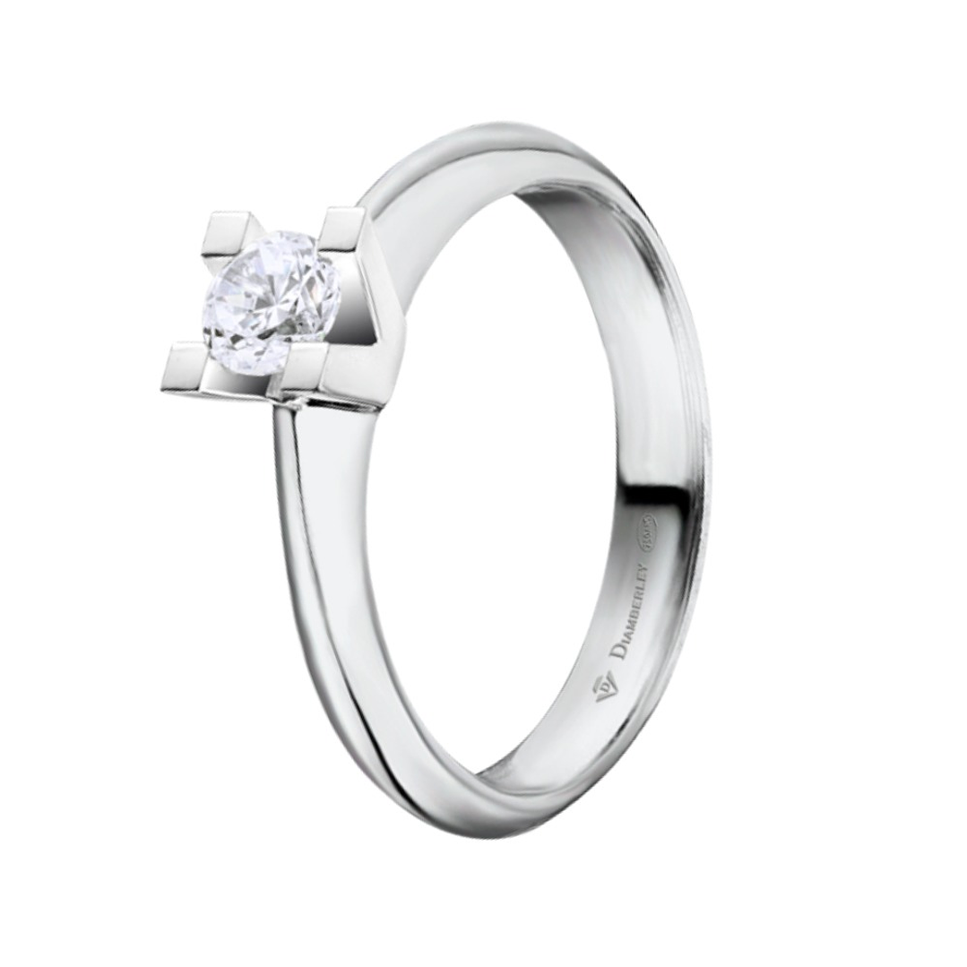 Anillo de compromiso Oro blanco 6