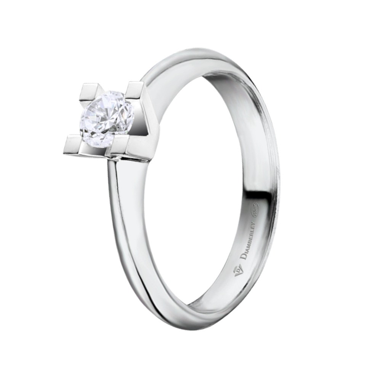 Anillo de compromiso Oro blanco 6