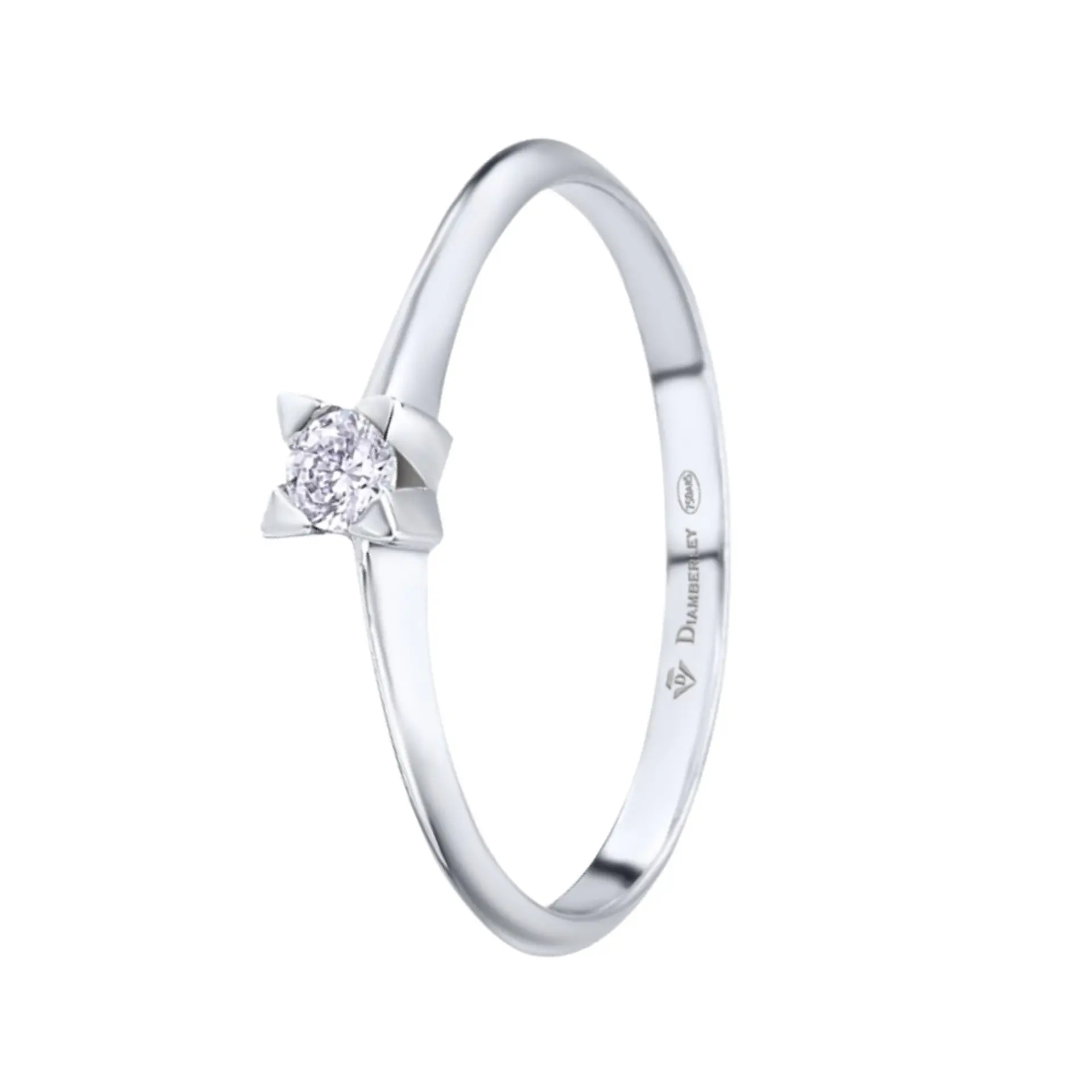 Anillo de compromiso Oro blanco 1