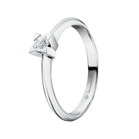 Anillo de compromiso Oro blanco