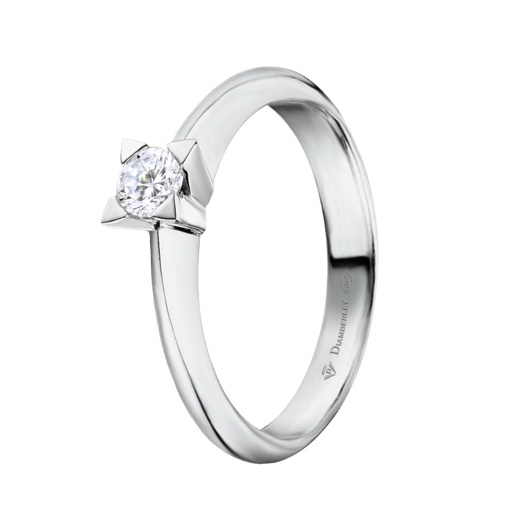 Anillo de compromiso Oro blanco 3