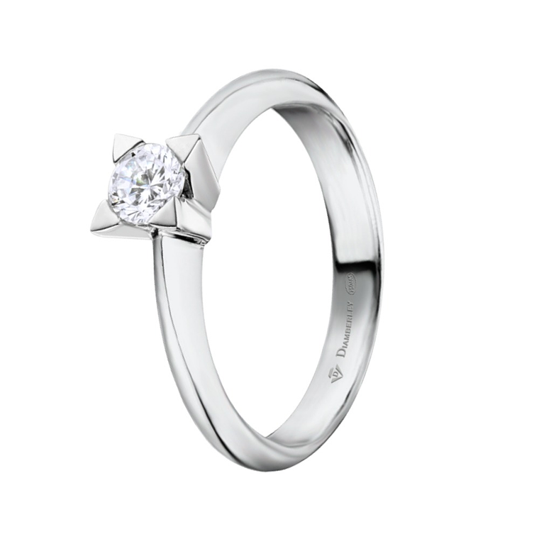 Anillo de compromiso Oro blanco 5