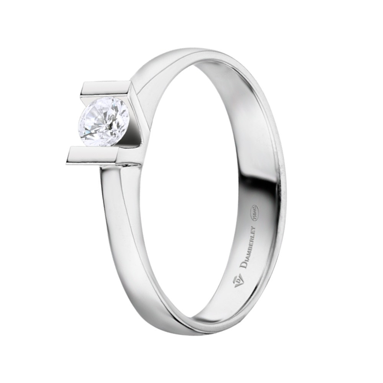 Anillo de compromiso Oro blanco 3