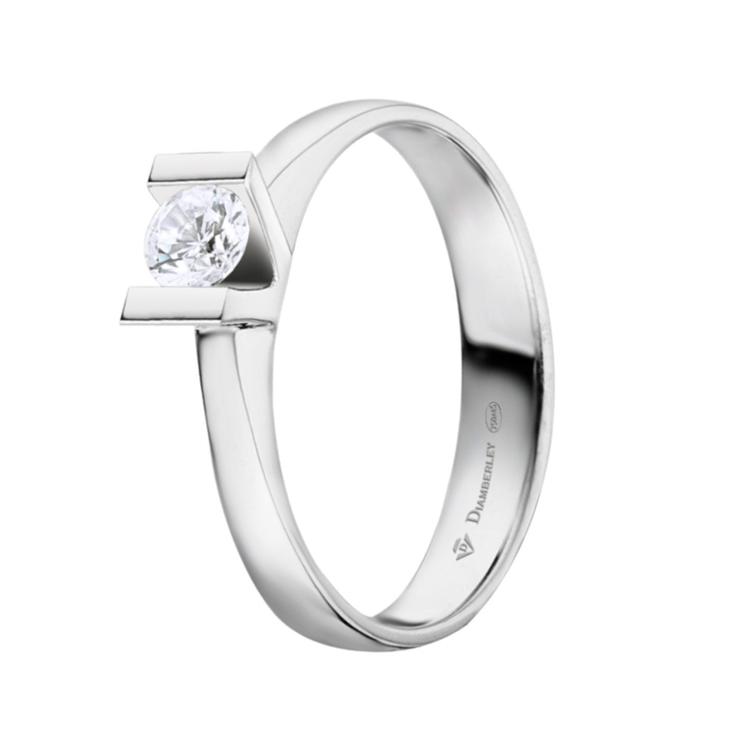 Anillo de compromiso Oro blanco 4