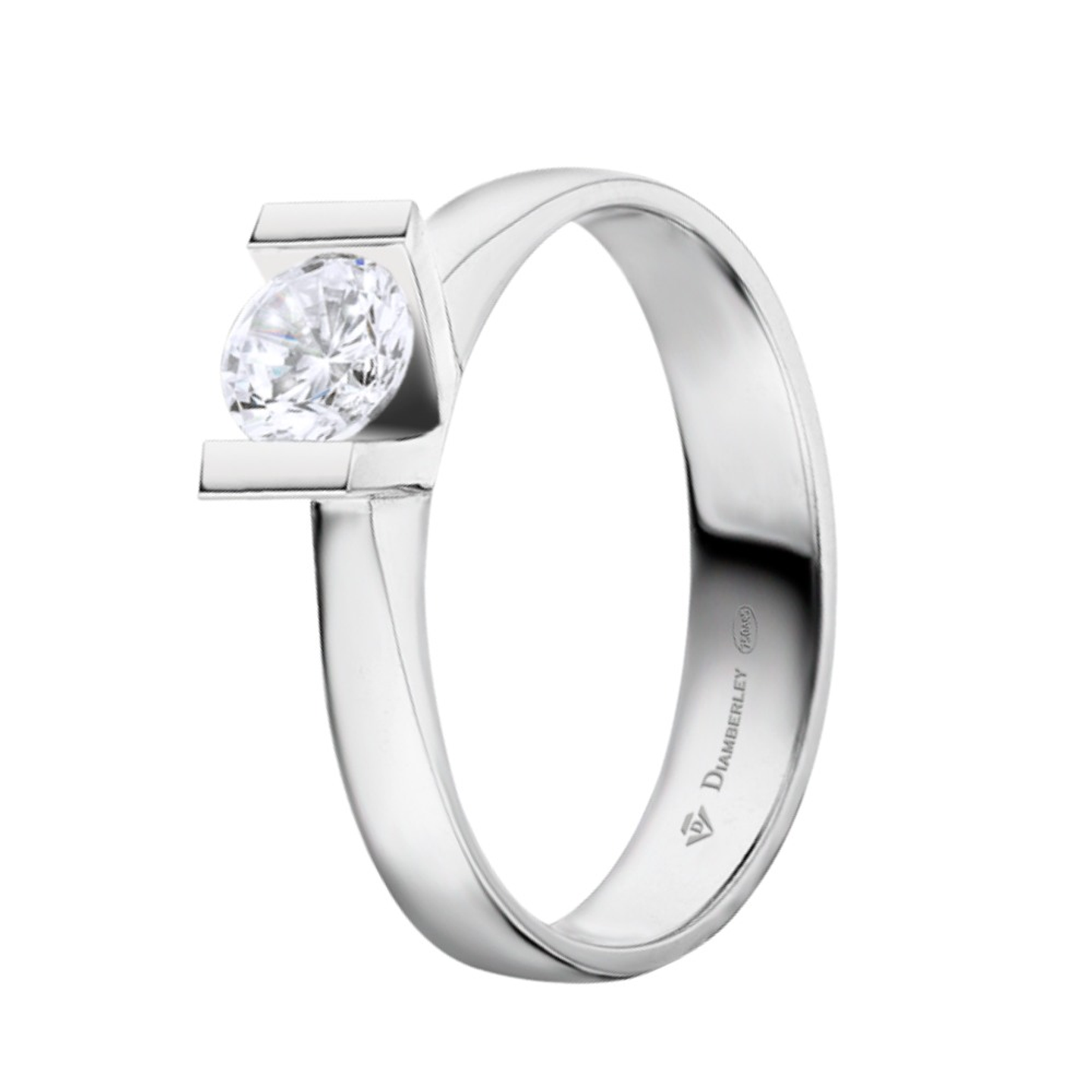 Anillo de compromiso Oro blanco 7