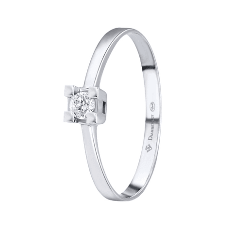 Anillo de compromiso Oro blanco