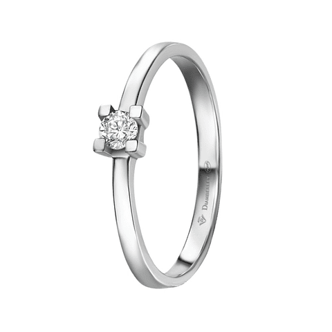 Anillo de compromiso Oro blanco