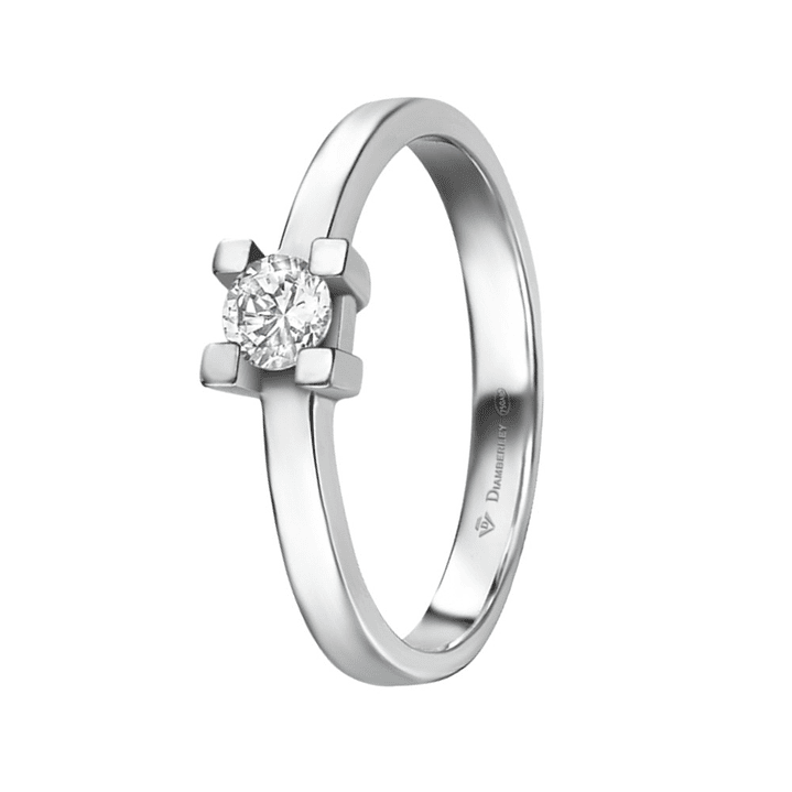 Anillo de compromiso Oro blanco 3