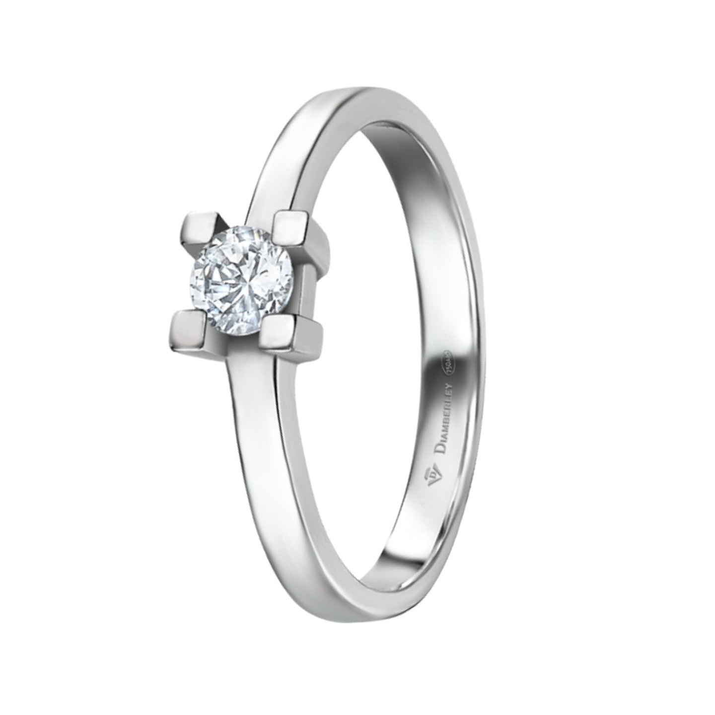 Anillo de compromiso Oro blanco 4