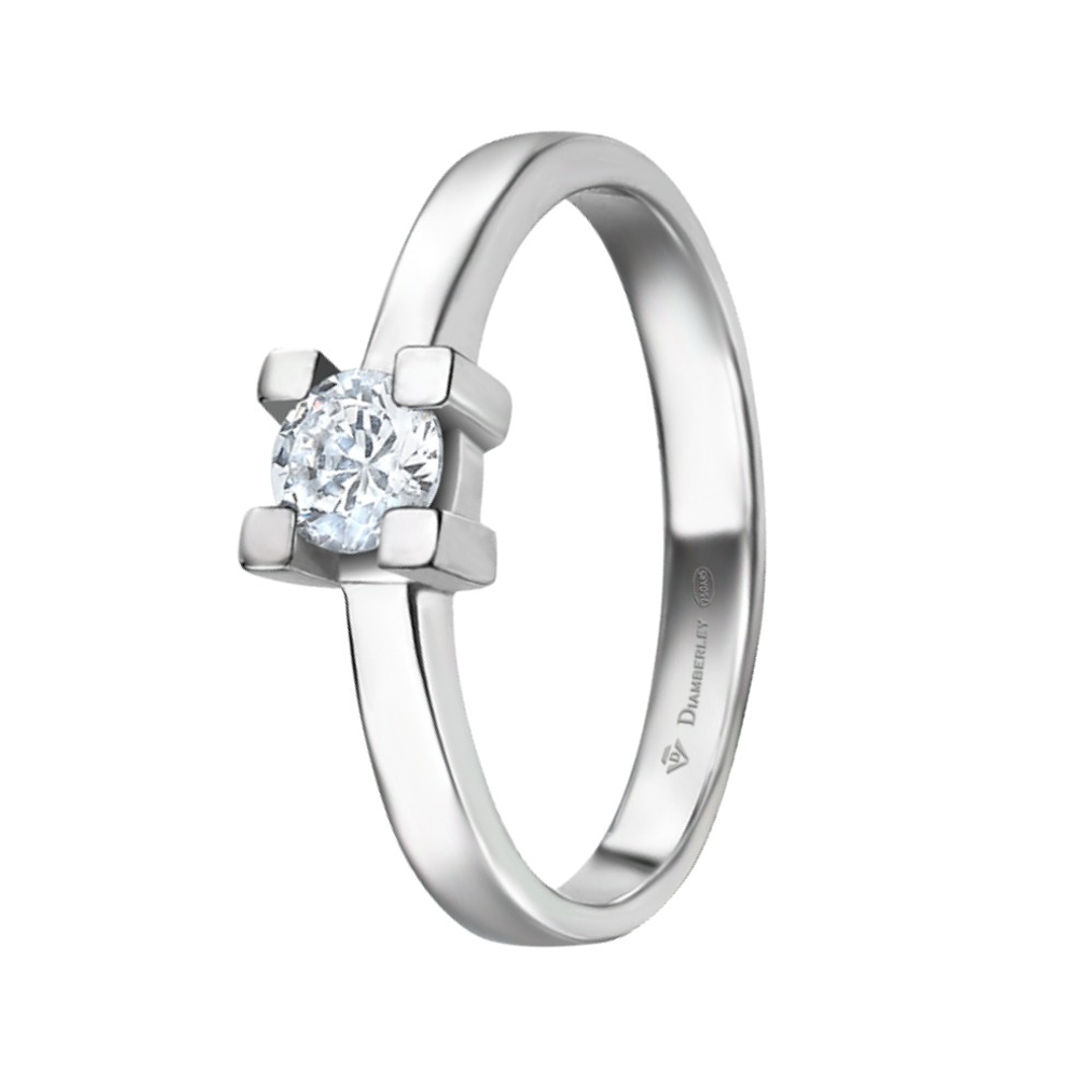 Anillo de compromiso Oro blanco 5