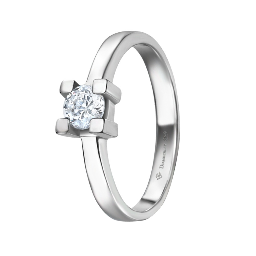 Anillo de compromiso Oro blanco 6